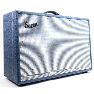 Supro Neptune 1685RT 25-Watt 2x12" Tube Combo Amp with Reverb & Tremolo image 4