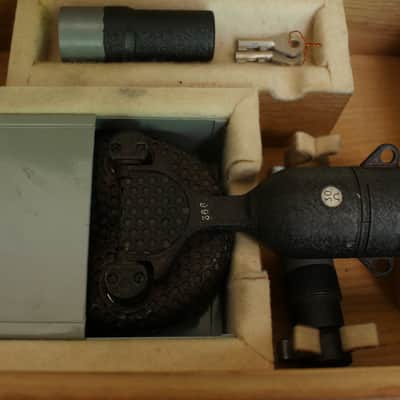 Near MINT original BBC Coles STC 4038 1962 black ribbon mic microphone + wooden box early s/n 366 image 12