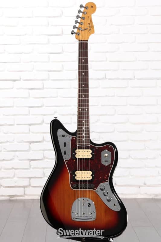 Fender Kurt Cobain Jaguar Electric Guitar - 3-Tone Sunburst (JagKCNOSd2) image 1
