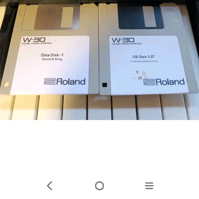 Roland W-30 61-Key Sampling Music Workstation 1989 - 1992 - Black image 8