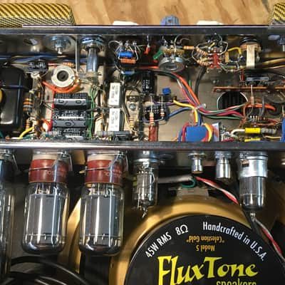 D.A.W. High power Tweed DeLuxe, FluxTone Gold Equipped + Verb image 12