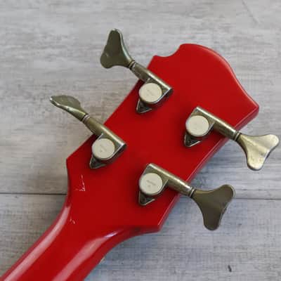 2000's Burny (Fernandes) Japan LSB-80 Active Les Paul Bass (Red