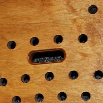 Custom Wooden Pedalboard Holeyboard Standard MKII Wood Pedal Board Cherry image 4