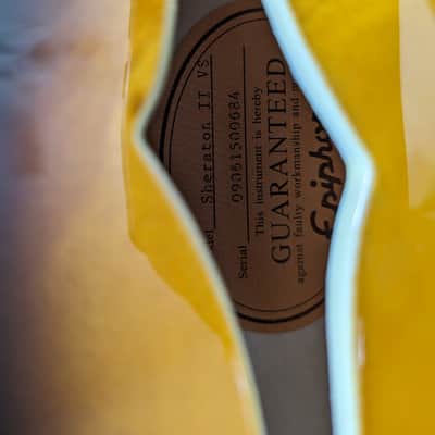 Epiphone Sheraton II 2009 - Vintage Sunburst - Includes HSC image 15