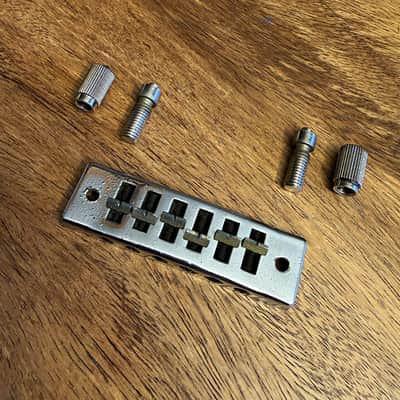 Vintage 1974 Gibson SG Harmonica Bridge – Complete w/ Posts & Bushings - SG / L6-S / Marauder / S-1 image 2