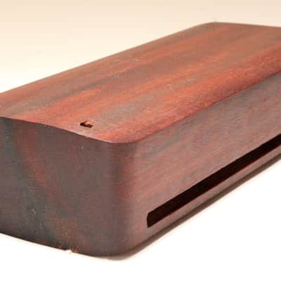 Giant Chi Fu Rosewood Wood Block (1920s) with Leedy/Ludwig Nickel Plated Holder (1950s) / INSPECTED & TESTED image 3