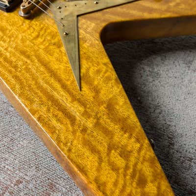 Echopark Flamed Korina Flying V Albert 58 Custom image 14