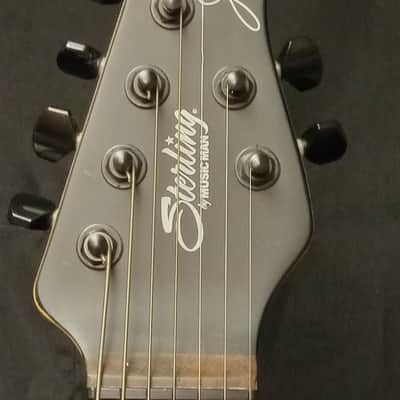 Sterling By Musicman JP70 7 String serial SB18150 - Black image 5