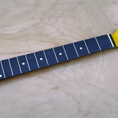 21 fret rosewood maple vintage tint gloss guitar neck 50 style truss rod access steel frets image 2