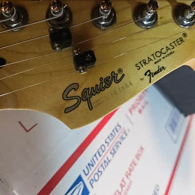 Vintage  squire  stratocaster Made in Korea image 9