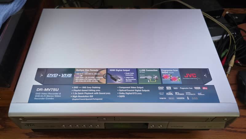 JVC DR-MV7S VCR / DVD Player Recorder Excellent image 1