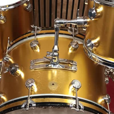 George Hayman Vibrasonic 1960s Shell Pack In Gold Ingot- 22″,13″ & 16″ Bild 7