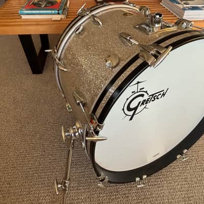 Gretsch USA Custom - Silver Glass Glitter 20, 12, 14 image 21