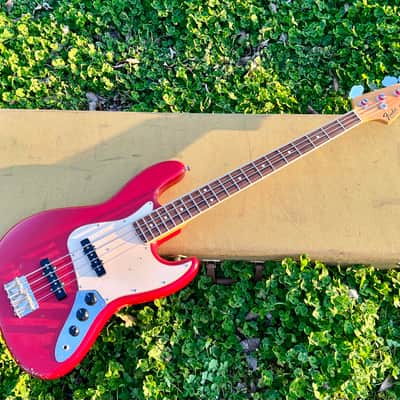 Fender Collector Series Dakota Red Jazz Bass Guitar 1981-1983 image 2