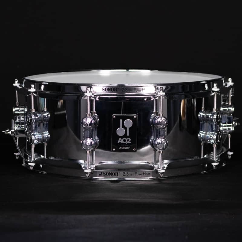 Sonor AQ2 14" X 5.5" Steel Snare Drum image 1