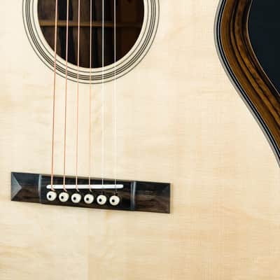 Bourgeois OMSC 50th Anniversary Limited Edition Macassar Ebony and Bearclaw Italian Spruce #3 of 5 NEW image 7