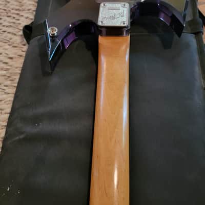BC Rich Warlock Acrylic Electric Guitar Transparent Purple With BC Rich Gig Bag Excellent Player! image 16