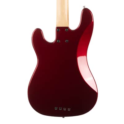 Used Lakland Skyline Series 44-64 Bob Glaub Bass Candy Apple Red 2002 image 2