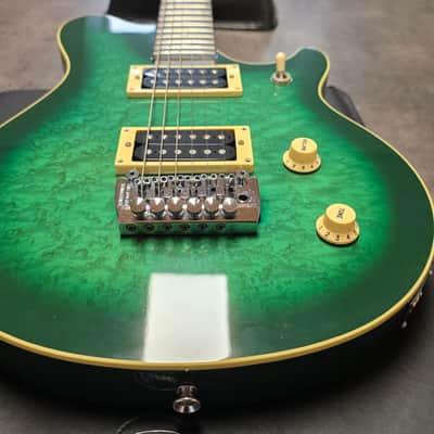 1989 Andy Farrell EVH Eddie Van Halen Signature British Racing Green Burst British UK Custom Shop Boutique Luthier Masterbuilt Master Built Electric Wolfgang Guitar Pre-Music Man Pre-Peavey PRE-PRODUCTION PROTOTYPE image 3