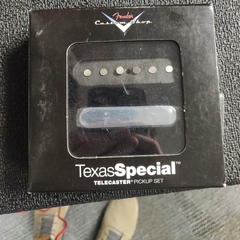 Photos - Guitar Parts Fender 099-2121-000 Custom Shop Texas Special Telecaster Picku... Chrome / Black 