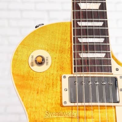 Gibson Les Paul Standard '50s Figured Top Electric Guitar - Honey Amber (LPSt50FTHAd1) image 5