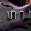 PRS Wood Library CE 24 Semi-Hollow Quilt Faded Gray Black Purple Burst Satin #7904