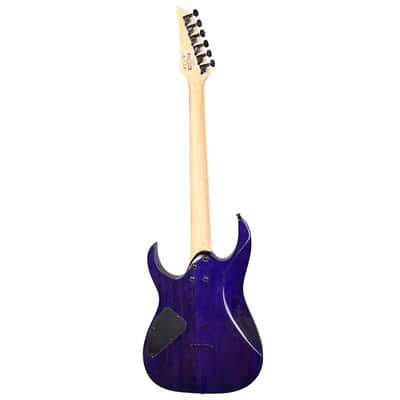 Ibanez RG Standard Series RG421QM Cerulean Blue Burst image 11
