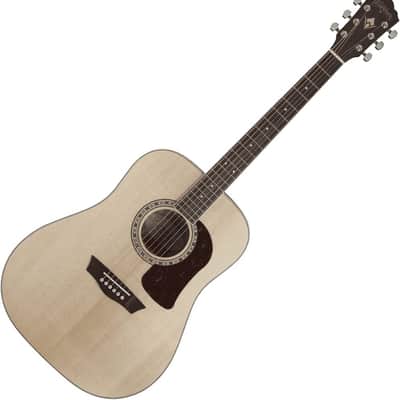 Washburn 6 String Acoustic Guitar, Natural Gloss (HD10S-O) image 3