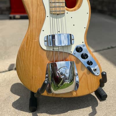 Vintage Fender 70’s Jazz Bass Natural Finish Maple & Pearl Blocks w/ OHSC Trades Welcome! 1973 / 1978 image 3