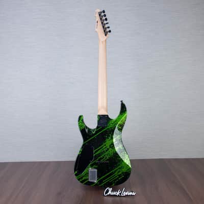 ESP USA M-II HT Electric Guitar - Alien Blood Splater - #US24803 image 6