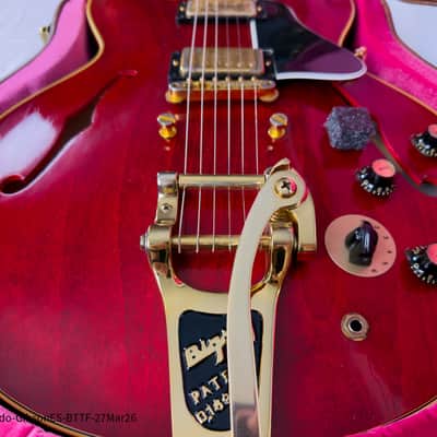 Gibson Custom Shop Murphy Lab Back To The Future '55 ES-345 "Reissue" Light Aged 2025 - Cherry Red image 11