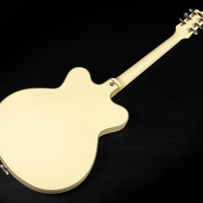 2018 Duesenberg Fullerton CC - Vintage White | German Semi-Hollow Thinline Tremolo P90 Pickup PLEK | CoA OHSC image 12
