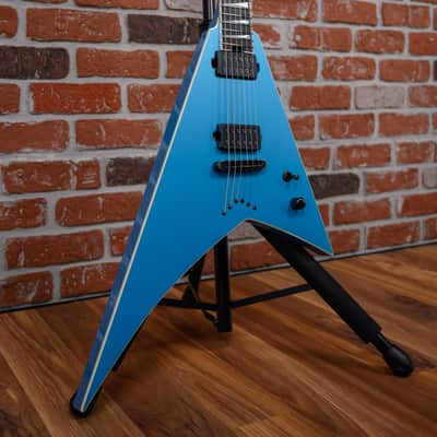 Jackson USA Custom Shop RR1 Rhoads Slab Top Blue Frost Nitro Relic Studio 2025 w/OHSC image 9