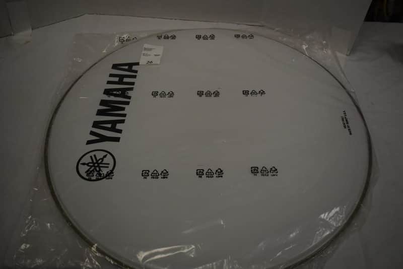 Remo Ambassador Smooth White Bass Drum Head 26" Yamaha Branded (New Open Box) image 1