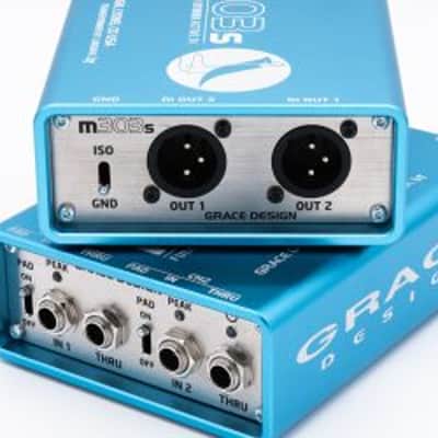 Grace Design m303S Stereo Active Isolated Direct Box 2025 - Present - Blue image 2