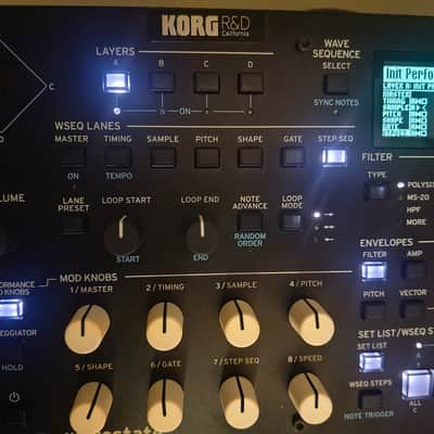 Korg Wavestate MkII Module Wave Sequencing Synthesizer 2024 - Present - Black image 4