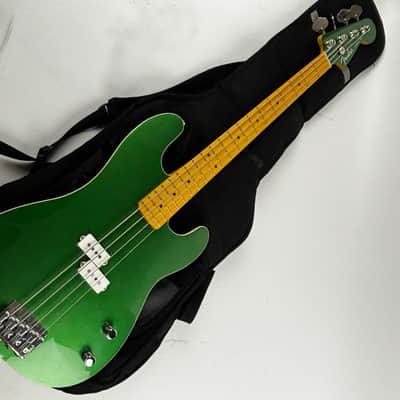 2013 Fender MIJ Aerodyne Special Precision Bass Speed Green Metallic With Matching Headstock. Nice Padded Gigbag included. image 11