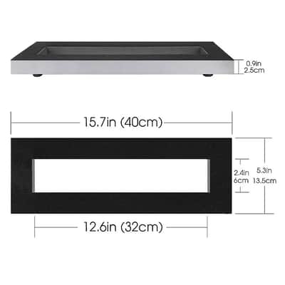 Pedalboard Made By Aluminium Alloy 15.7" x 5.3" Guitar Effect Pedal Board (Small Pedalboard) image 2