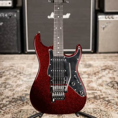 Suhr Pete Thorn Custom HSS Electric Guitar - Red Sparkle image 3
