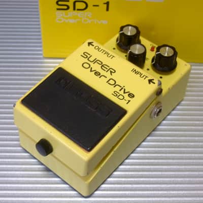 The First Year Sep 1981 Boss SD-1 Super OverDrive w/ Original Box / MIJ Made in Japan image 1