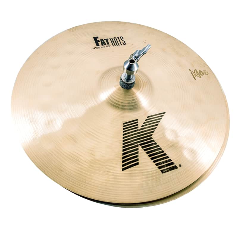Zildjian K1433-14" K Fat Hats Pair image 1