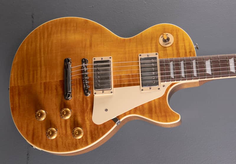 Gibson USA Les Paul Standard 50s Figured Top - Honey Amber image 1
