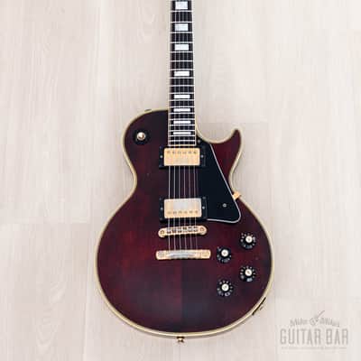 1976 Greco EG1000 Custom Wine Red, 100% Original w/ Maxon U-3000, Case image 2