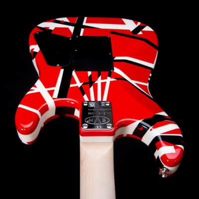 EVH Striped Series LH, R/B/W Electric Guitar SN EVH2111035 image 10