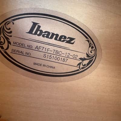 Ibanez AF71F - Sunburst image 7