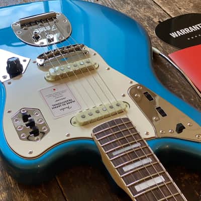 Fender Japan Limited Edition Jaguar FSR Lake Placid Blue with Matching Headstock, Block Inlays and Neck Binding image 6