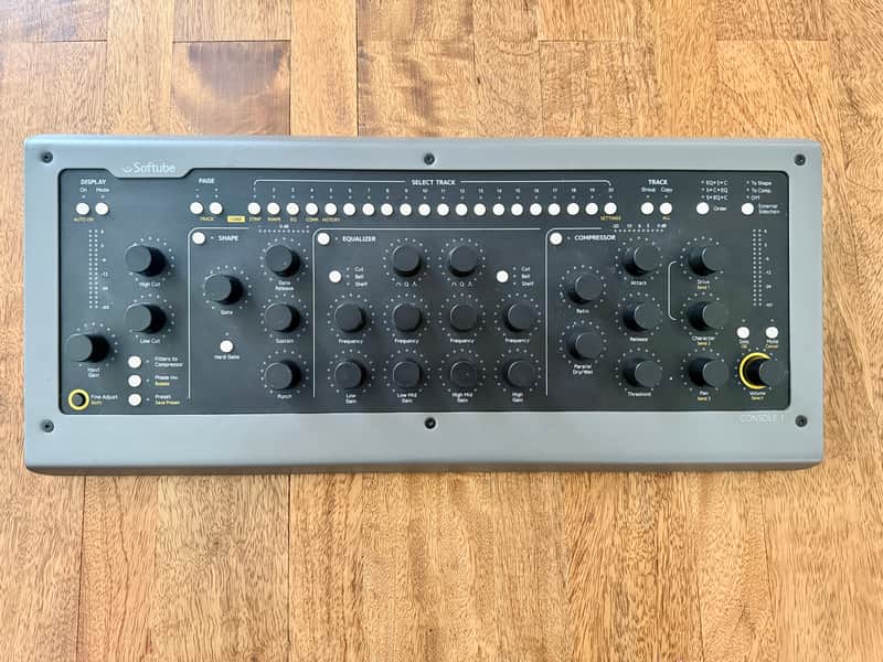 Softube Console 1 MKII Hardware/Software Mixer 2010s - Black/Grey image 1
