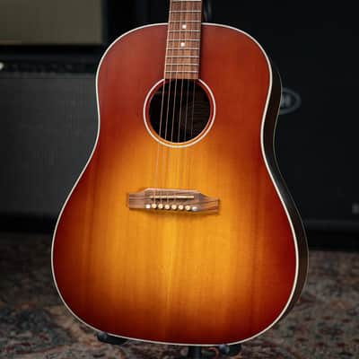 Gibson J-45 Studio Rosewood Acoustic/Electric Guitar - Satin Rosewood Burst with Hardshell Case - Floor Model image 3