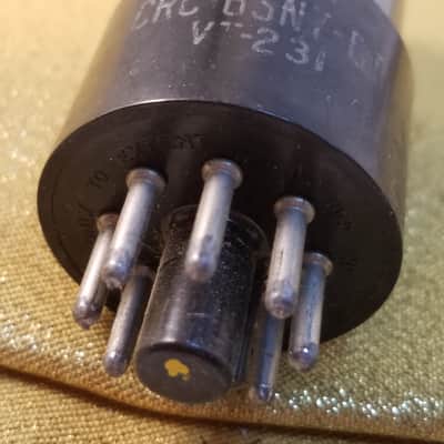 RCA perfect Matched Pair (2) VT-231 tNOS AT1000 TESTED Vacuum Tubes WWII military JAN-CRC-6SN7-GT dual triode 1941-1948 image 25