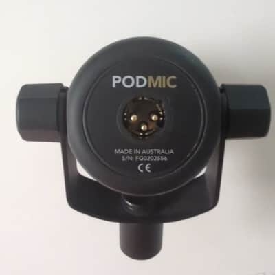 RODE PodMic Cardioid Dynamic Podcasting Microphone 2019 - Present - Black image 4